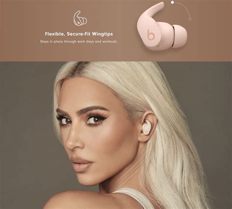 beats headphones nude|Beats Fit Pro x Kim Kardashian